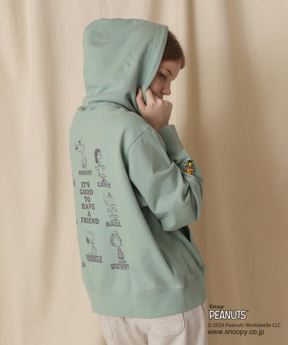 《PEANUTS×AVIREX》PULL OVER PARKA/《花生漫畫×AVIREX》套頭帽風衣