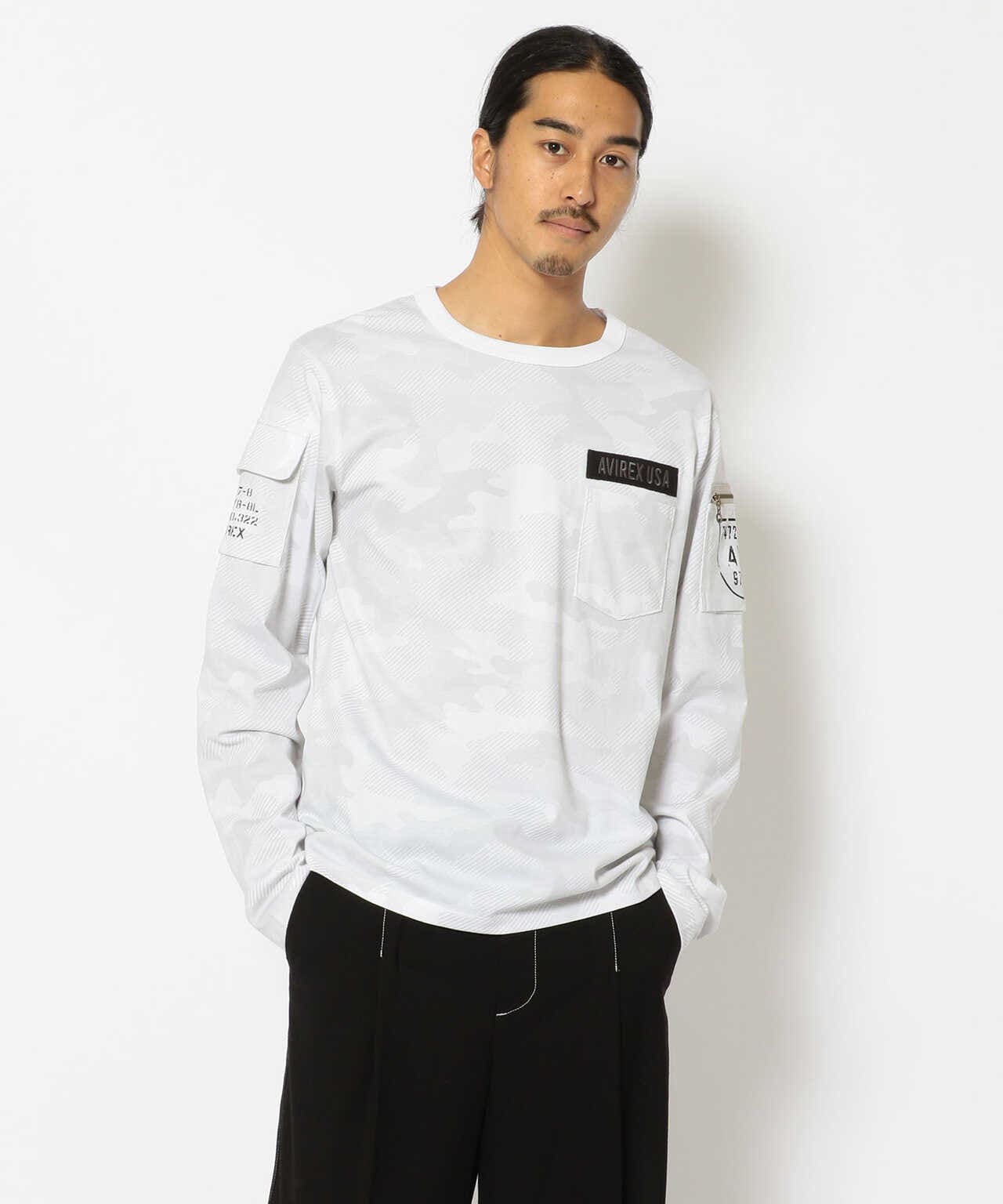 ファティーグ 高領 長袖 T恤/LONG SLEEVE FATIGUE CREW NECK T-SHIRT