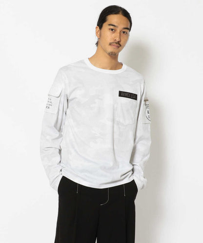 ファティーグ 高領 長袖 T恤/LONG SLEEVE FATIGUE CREW NECK T-SHIRT