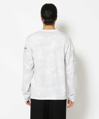 ファティーグ 高領 長袖 T恤/LONG SLEEVE FATIGUE CREW NECK T-SHIRT