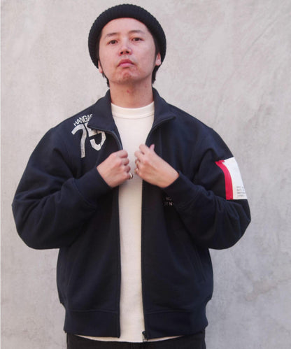 《&DEPOT限定》REMODEL DESIGN STAND ZIP SWEAT/改造設計立領拉鍊衛衣