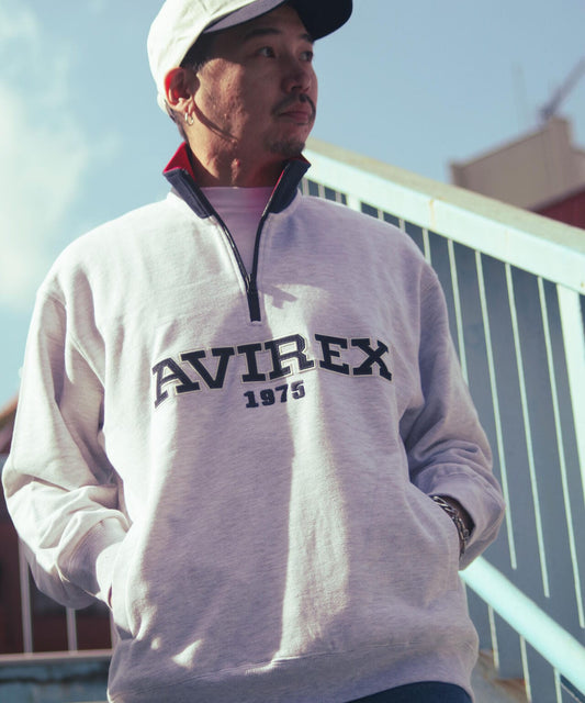 《直營店限定》LOGO HALF ZIP SWEAT / Logo 半拉鍊衛衣