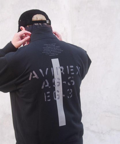 《&DEPOT限定》REMODEL DESIGN STAND ZIP SWEAT/改造設計立領拉鍊衛衣