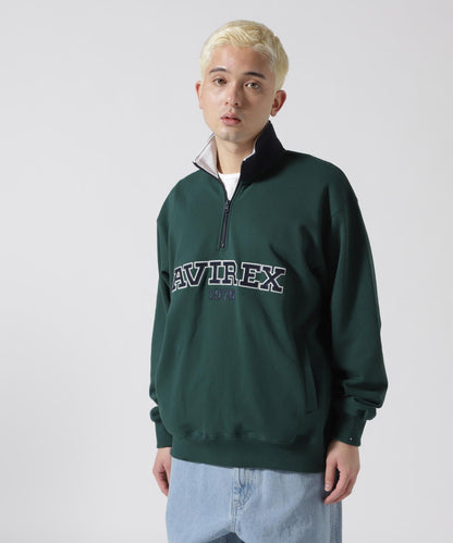 《直營店限定》LOGO HALF ZIP SWEAT / Logo 半拉鍊衛衣