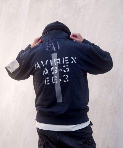 《&DEPOT限定》REMODEL DESIGN STAND ZIP SWEAT/改造設計立領拉鍊衛衣