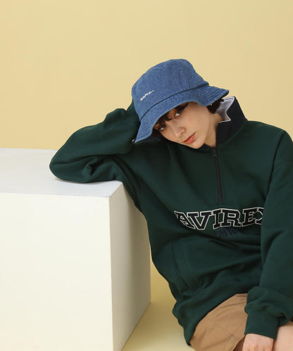 《直營店限定》LOGO HALF ZIP SWEAT / Logo 半拉鍊衛衣