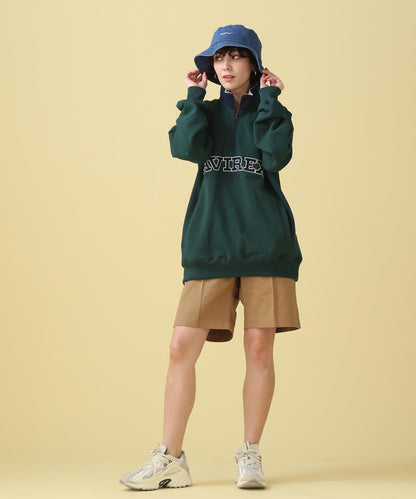 《直營店限定》LOGO HALF ZIP SWEAT / Logo 半拉鍊衛衣