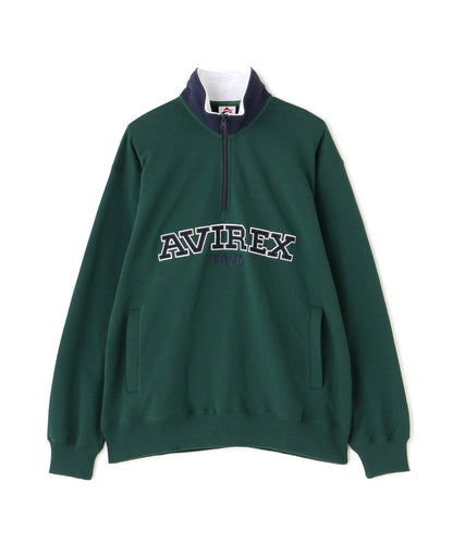 《直營店限定》LOGO HALF ZIP SWEAT / Logo 半拉鍊衛衣