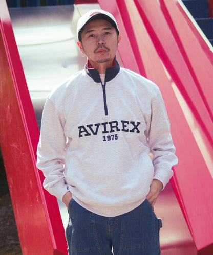 《直營店限定》LOGO HALF ZIP SWEAT / Logo 半拉鍊衛衣