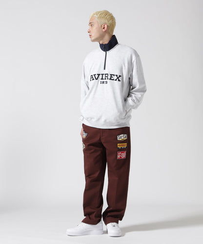 《直營店限定》LOGO HALF ZIP SWEAT / Logo 半拉鍊衛衣