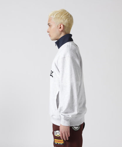 《直營店限定》LOGO HALF ZIP SWEAT / Logo 半拉鍊衛衣