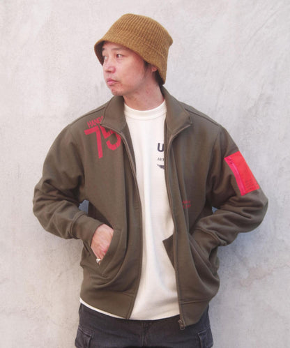 《&DEPOT限定》REMODEL DESIGN STAND ZIP SWEAT/改造設計立領拉鍊衛衣