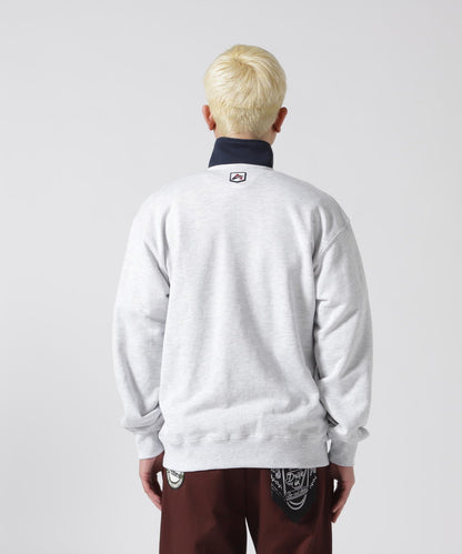 《直營店限定》LOGO HALF ZIP SWEAT / Logo 半拉鍊衛衣