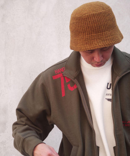 《&DEPOT限定》REMODEL DESIGN STAND ZIP SWEAT/改造設計立領拉鍊衛衣