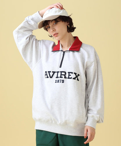 《直營店限定》LOGO HALF ZIP SWEAT / Logo 半拉鍊衛衣