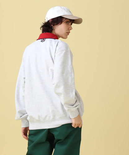《直營店限定》LOGO HALF ZIP SWEAT / Logo 半拉鍊衛衣
