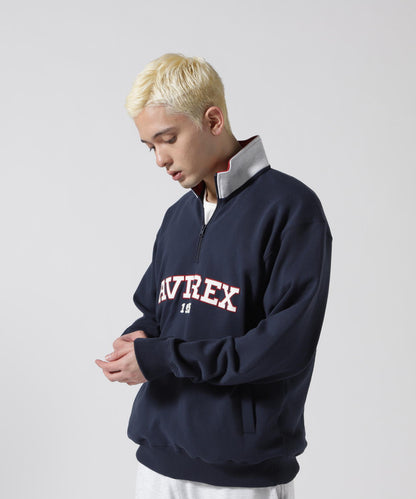 《直營店限定》LOGO HALF ZIP SWEAT / Logo 半拉鍊衛衣