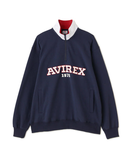 《直營店限定》LOGO HALF ZIP SWEAT / Logo 半拉鍊衛衣