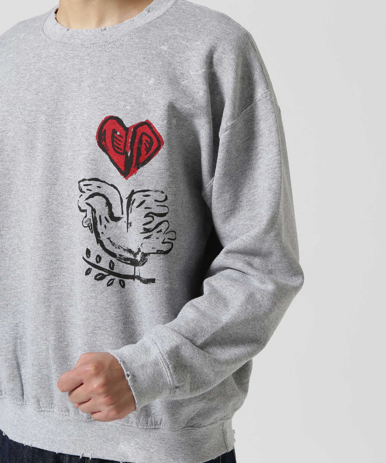 Sasquatchfabrix./Sasquatchfabrix/VINTAGE SWEATSHIRT 橄欖分支