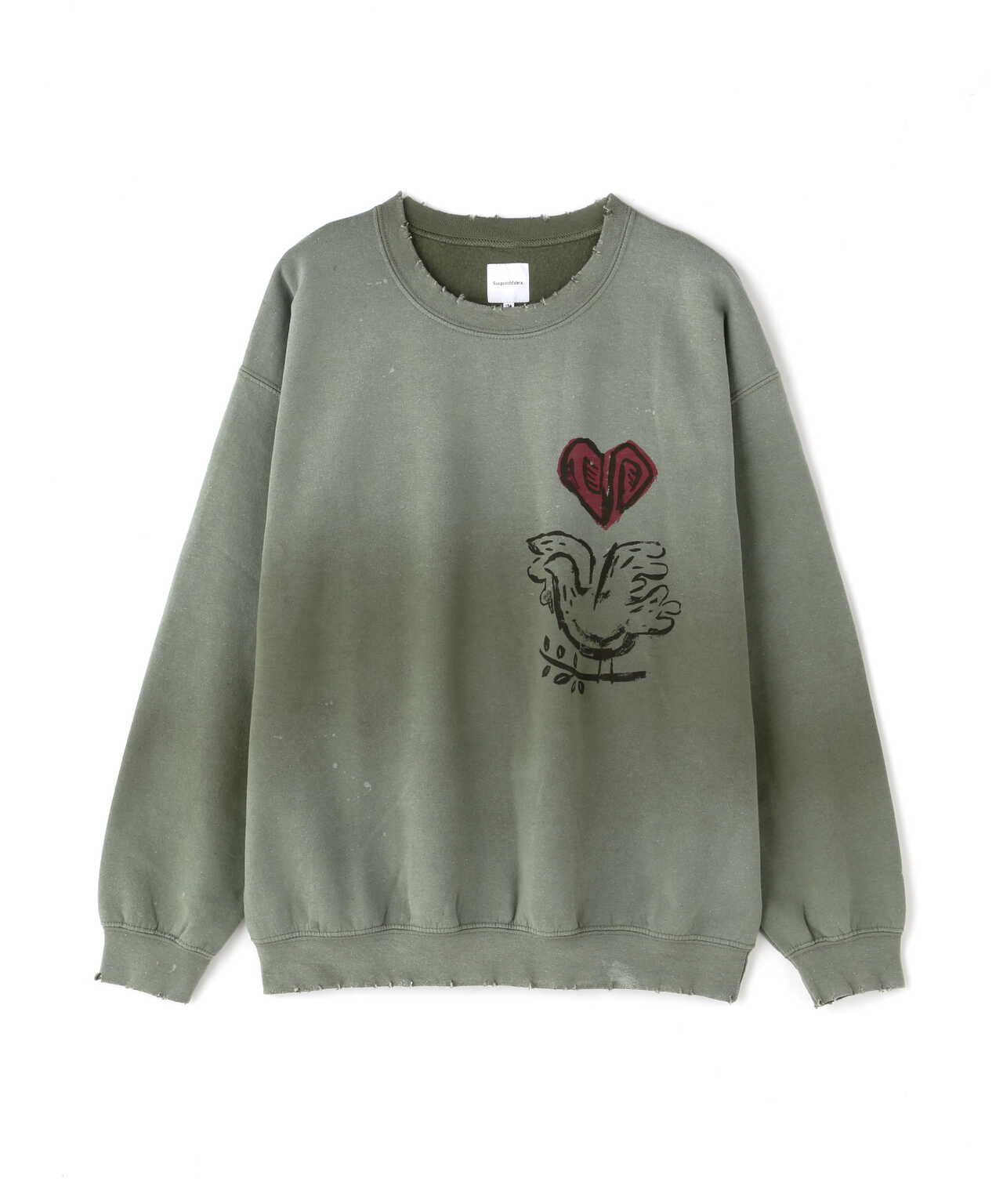 Sasquatchfabrix./Sasquatchfabrix/VINTAGE SWEATSHIRT 橄欖分支