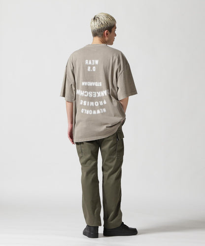 DankeSchon/感謝您/PIGMENT STENCIL 短袖 T恤