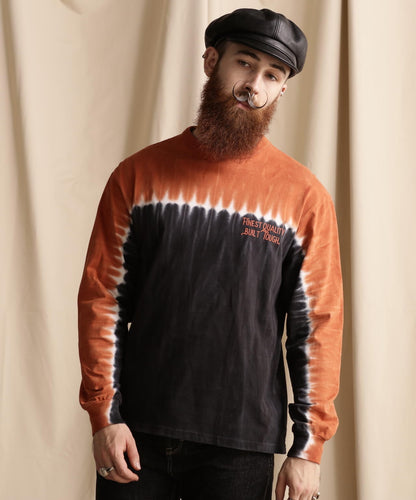 LS T-SHIRT TIEDYE/彩虹染長袖T恤