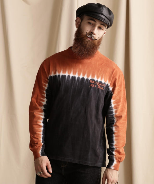 LS T-SHIRT TIEDYE/彩虹染長袖T恤