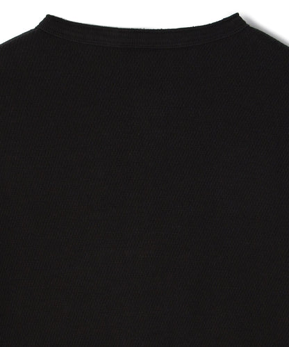 LS HONEYCOMB HENLEYNECK T-SHIRT/蜂窩紋領T恤/ハニカム ヘンリーネック