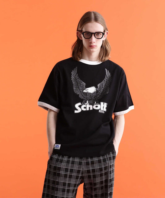 【 LIMITED】RINGER T-SHIRT GLITTER EAGLE/榮耀T恤 "閃亮鷹"
