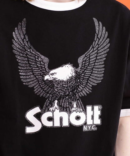 【 LIMITED】RINGER T-SHIRT GLITTER EAGLE/榮耀T恤 "閃亮鷹"