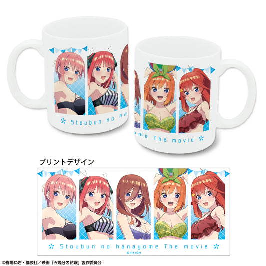 電影 《五等分的新娘》_馬克杯 設計02(泳裝版)