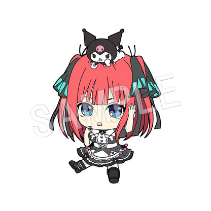 《五等分的新娘》×《三麗歐》扁平娘交易橡膠掛繩 1個