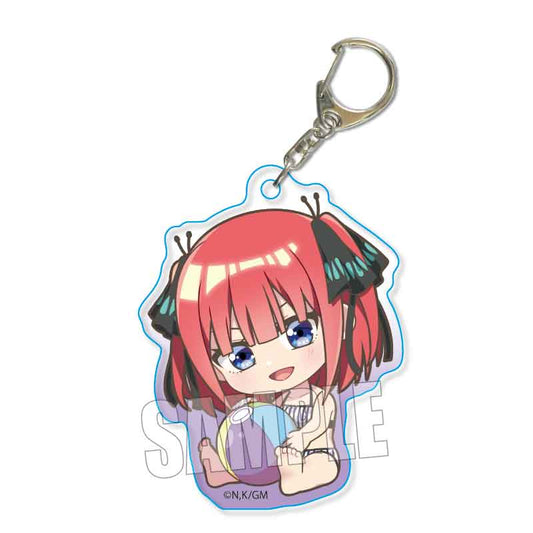 緊緊的亞克力鑰匙扣 電影 《五等分的新娘》/中野 二乃(泳裝)