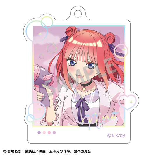 電影 《五等分的新娘》_極光箔印花鑰匙扣_中野二乃_泡泡槍