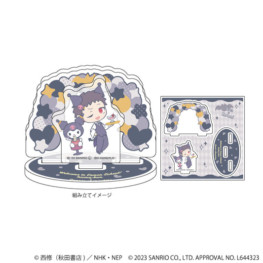 魔入侵了！入間君×《三麗歐》_亞克力人偶盤04/安德洛·M·爵士×《庫洛米》(繪製迷你角色插圖)