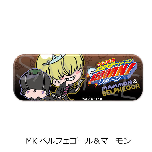 《家庭教師HITMAN REBORN!》長方形徽章 MK 貝爾菲戈爾&瑪蒙