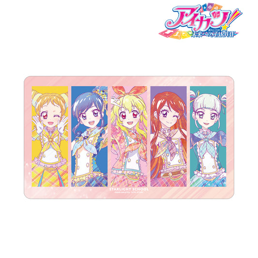 Aikatsu！第10個故事 ～通往未來的星光之路～_星光學園 Ani-Art 透明標籤 多功能桌墊