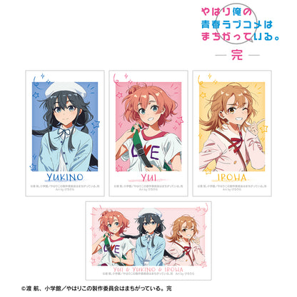 《我的青春戀愛物語果然有問題》_描繪私服版 藝術作品 由 けろりら 手繪 即時相機風格插畫卡片4張套裝