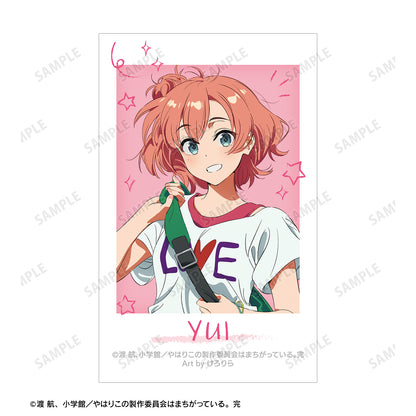 《我的青春戀愛物語果然有問題》_描繪私服版 藝術作品 由 けろりら 手繪 即時相機風格插畫卡片4張套裝