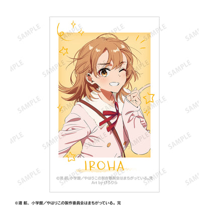 《我的青春戀愛物語果然有問題》_描繪私服版 藝術作品 由 けろりら 手繪 即時相機風格插畫卡片4張套裝