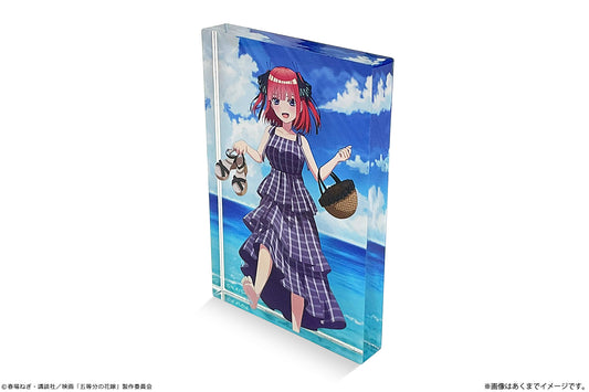 電影 《五等分的新娘》 亞克力塊 Ver. 沙灘約會 02 中野二乃
