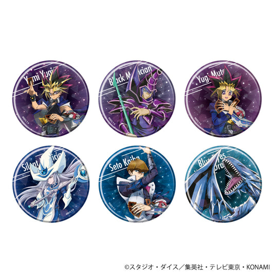 遊☆戲☆王決鬥怪獸(65mm)全息罐徽章01/整盒(共6種)(全新插圖)【全套整盒】
