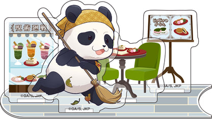 《呪術回戦》_迷你亞克力場景模型【和風茶座版】⑥熊貓