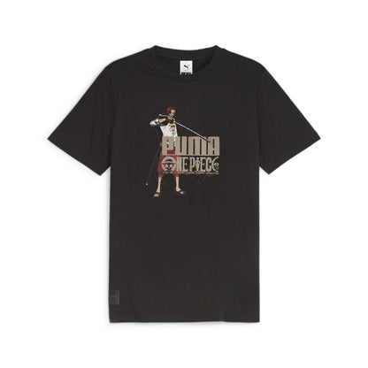 PUMA X  ONE PIECE _M尺寸_圖案 T恤／【香克斯】／PUMA黑色