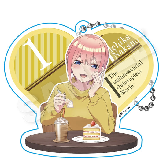 電影 《五等分的新娘》 亞克力鑰匙扣 中野一花 午餐約會版