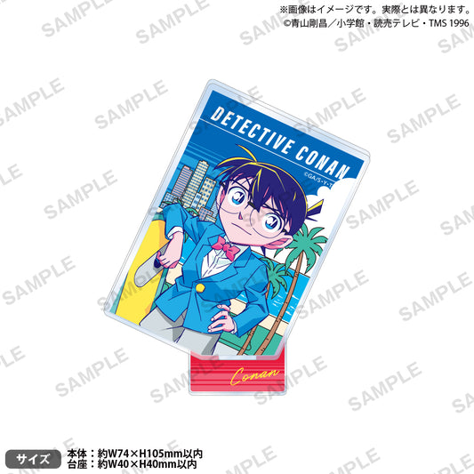 《名偵探柯南》_方形亞克力支架 城市風格版 江戶川柯南