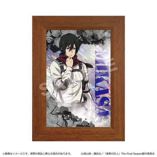 《進擊的巨人》最終季 迷你金屬藝術 米卡·阿克曼
