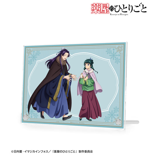《藥屋少女的低語》描繪新作 貓貓&壬氏 冬季裝扮版 A5亞克力面板