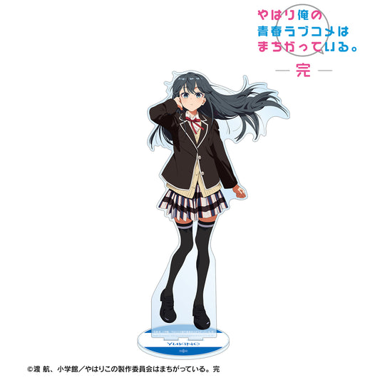《我的青春戀愛物語果然有問題》- 描繪 雪之下雪乃 制服版 藝術作品 由 けろりら 設計 特大亞克力支架