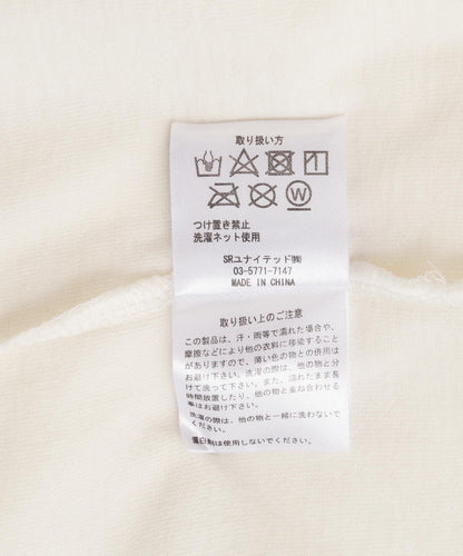 WHITELAND/白色土地/ABRAHAM 長袖T恤/圖案長T
